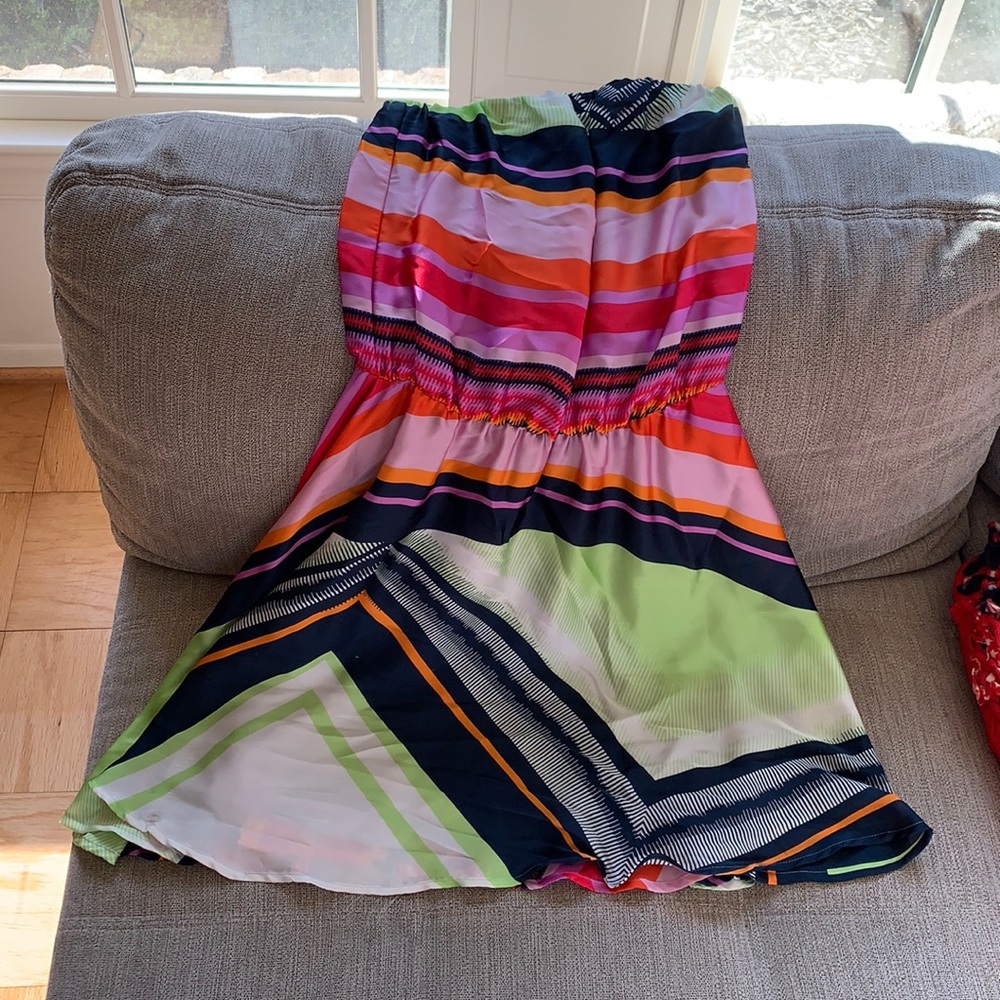Strapless lightweight dress